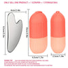 Silicone Ice Roller Gua Sha Set