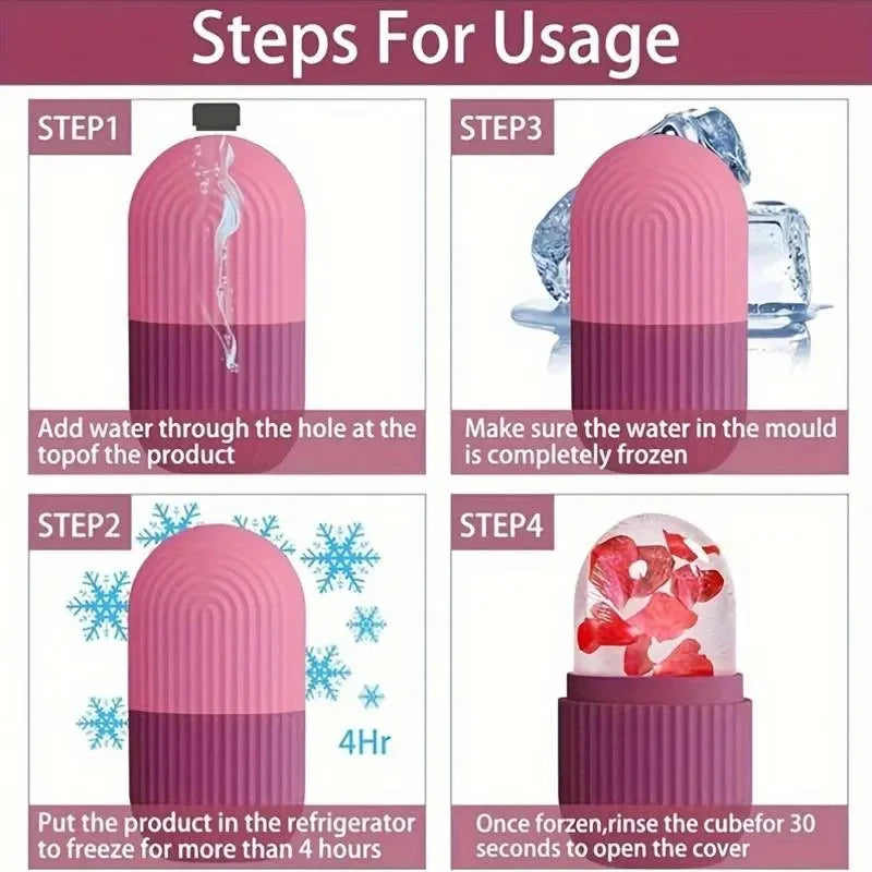 Silicone Ice Roller Gua Sha Set